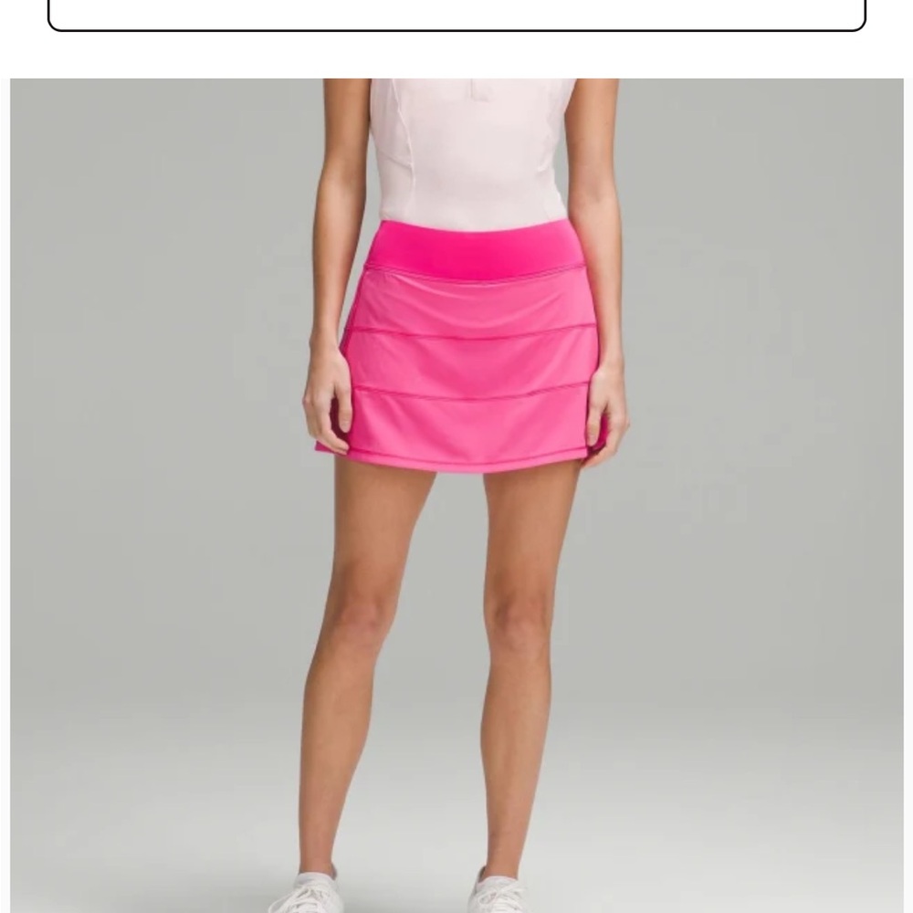 Lululemon Pace Rival Mid-Rise Skirt Long